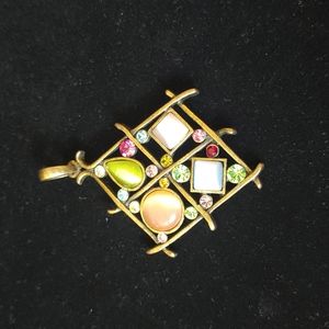 Lia Sophia "Montage" Slide Pendant, NWOT